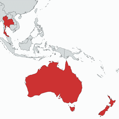 Neuseeland, Australien, Thailand
